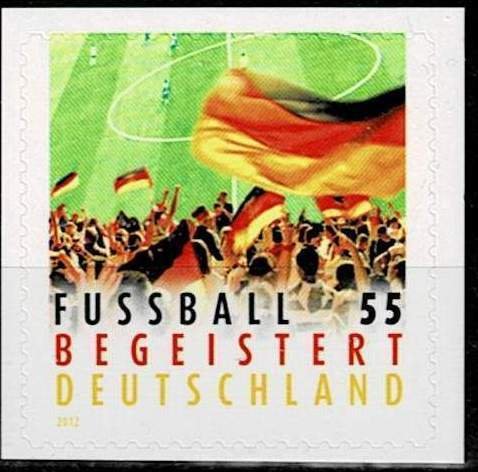 Germany 2012,Scott#2671 MNH,  Crowd waving flag, s./a.