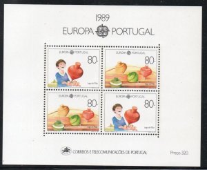 Portugal Sc 1776 1989  Europa stamp sheet mint NH