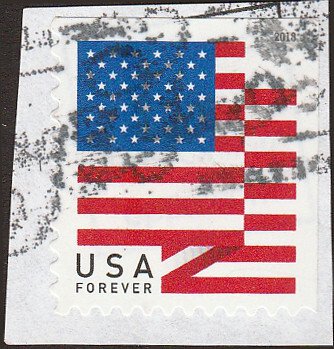 Used PNC5 34c Flag ND SA 1111 US 3550 F-VF  United States, General Issue  Stamp / HipStamp