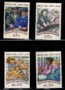 New Zealand Scott 1151-1154 Used stamp set