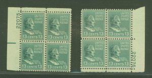 United States #818 Mint (NH) Plate Block