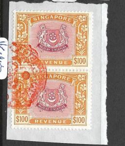 SINGAPORE  (P0601B) REVENUE $100.00 PR VFU