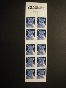 Scott 4142a, 26c Florida Panther, #V11111, Pane of 10, MNH Booklet Beauty