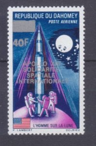 1970 Dahomey 417 Overprint - Apollo 13  # 407