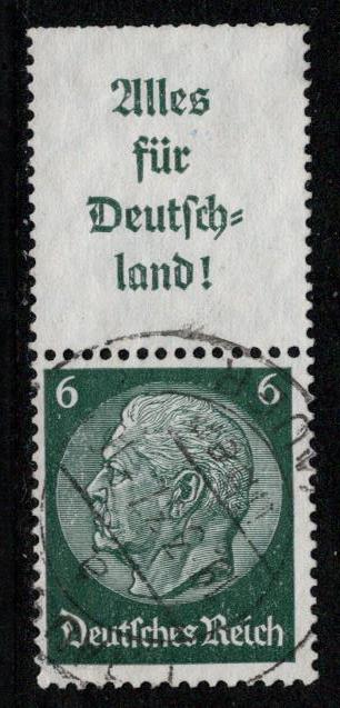 Germany Scott # 419, label A9, used, se-tenant, Mi# S139