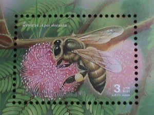 THAILAND STAMP-2000 SC#2930a COLORFUL BEAUTIFUL LOVELY BEE MNH: S/S-VF