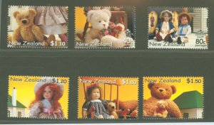 New Zealand #1681-86  Single (Complete Set)