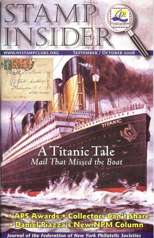 Stamp Insider: Sept./Oct. 2008, Vol. 25 No. 1,