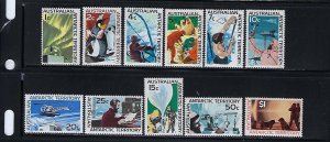 AUSTRALIAN ANTARCTIC TERRITORY #L8-L18-1966-68 SET- MINT NEVER HINGED