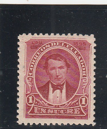 Ecuador  Scott#  53  MH  (1895 Vicente Rocafuerte)