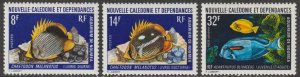 EDSROOM-16245 New Caledonia 403-4, C105 MNH 1973 Complete Fish CV$11.25