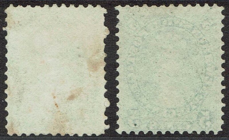 NEW BRUNSWICK 1860 QV CHALON 5C - 2 SHADES NO GUM