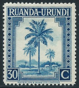 Ruanda Urundi, Sc #73, 30c MH