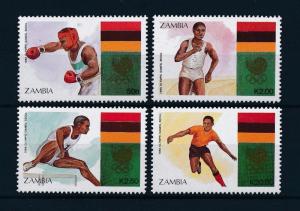 [51228] Zambia 1988 Olympic Games Seoul Boxing Football Athletics MNH