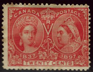 Canada SC#59 Mint Fine w/toning SCV$275.00...fill a Substantial spot!!