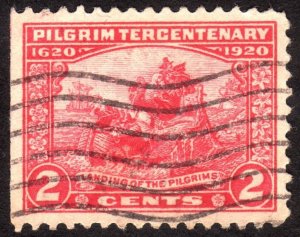 1920, US 2c, Landing of the Pilgrims, Used, Sc 549