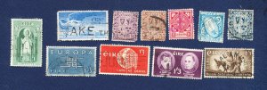 26 - IRELAND - used lot of 11 different