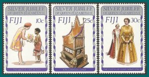 Fiji 1977 Silver Jubilee, MNH #371-373,SG536-SG538