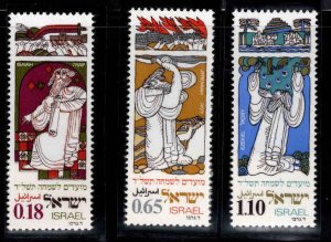 ISRAEL Scott 525-527 MNH** Prophets set