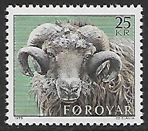 Faroe Islands # 42 - Ram - MNH.....{KZw}