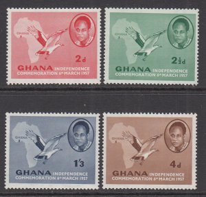 Ghana 1-4 MNH VF