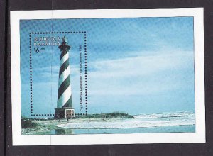 Antigua-Sc#2148-unused NH sheet-Lighthouses-1998-