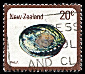 New Zealand 674, used, Sea Shell