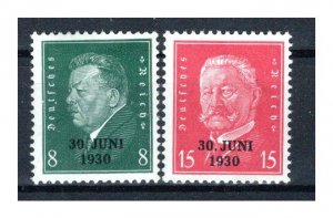 Germany Reich Scott # 385 - 386, mint nh