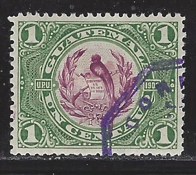 Guatemala Scott # 114, used