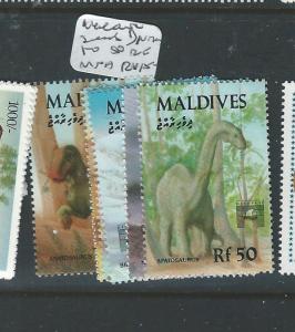 MALDIVE ISLANDS (P1607B) DINOSAURS TO 50 RF  MNH 