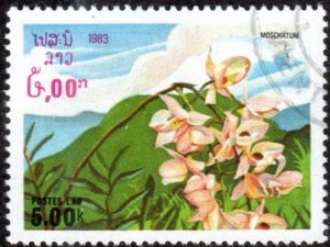 Laos 471 - Cto - 5k Orchid (1983)