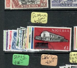 NIGERIA (P0602B)  QEII  SET TO L1  SG 89-101    VFU 