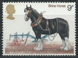 Great Britain 1978 - 9p Horses - SG1063 used