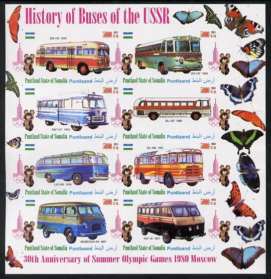 Puntland State of Somalia 2011 Buses of the USSR #2 imper...