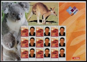 AUSTRALIA 2005 Thaipex $4.50 SES set of 2. MNH **. Kangaroos.