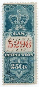 (I.B) Canada Revenue : Gas Inspection 25c