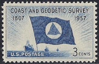 1088 3 cent Coast  Geodetic mint OG NH EGRADED SUPERB 99 XXF