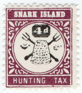 (I.B) Cinderella : Gerald King Wonderland : (Snark Island Hunting Tax 4d)