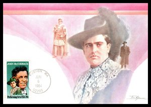 US 2090 John McCormack Fleetwood U/A FDC Maxi Card