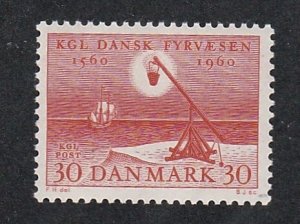 Denmark # 376, Bascule Lighthouse, Mint NH