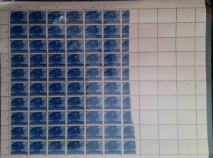 KV)INDONESIA, FULL SHEET, WITH ERROR, IMAGE SHIFTED.