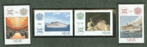 Nevis #571-74 Mint (NH) Multiple