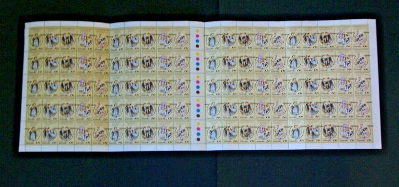 Australian Stamps 1983 Folklore 27c Sheet 100 MUH Australia Set of 5 stamps