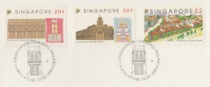 Singapore 1993 Architectural Heritage Series - Conservation Tanjong Pagar FDC