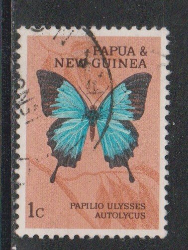 Papua New Guinea # 209, Butterfly, Used.