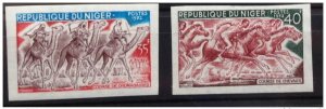 Niger 1972 Horses Horses Dromadaries Racing NON LACE ND IMPERF-