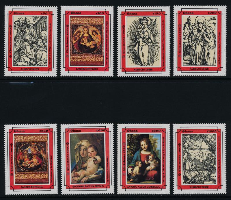 Ghana 1641-50 MNH Christmas, Art