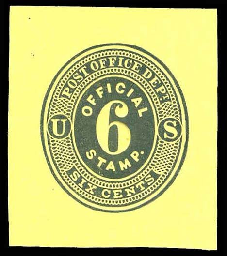 U.S. CUT SQUARES UO4  Mint (ID # 82200)