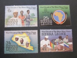 Sierra Leone 1984 Sc 610-13 set MNH