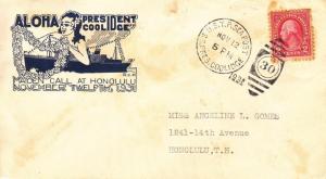 Maiden Voyage, S.S. President Coolidge to Hawaii, 1931 (S12558)